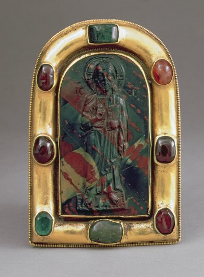 Cammeo di Cristo che benedice da Byzantine